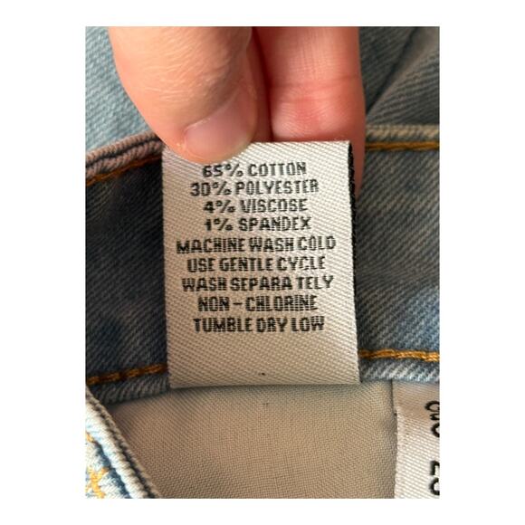 Flying Angel shorts butterfly denim blue size 7/28 - Picture 4 of 5